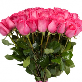 Букет из 35 малиновых роз